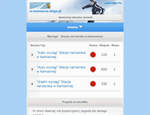Tablet Screenshot of kamianna.skigo.pl