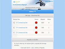 Tablet Screenshot of limanowa.skigo.pl