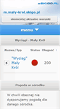 Mobile Screenshot of maly-krol.skigo.pl