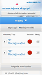 Mobile Screenshot of maciejowa.skigo.pl