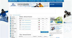 Desktop Screenshot of jaworzyna-krynicka.skigo.pl