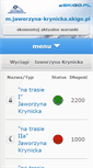 Mobile Screenshot of jaworzyna-krynicka.skigo.pl